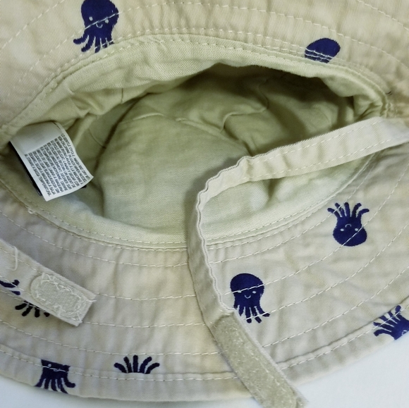 3/$25 NEW Baby Boy's Octopus Print Bucket Hat Size 3-6 Months Nwot - Picture 7 of 11